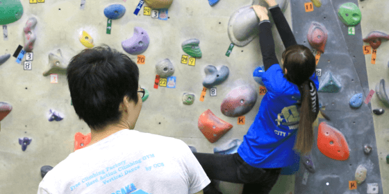 トップロープビレイレッスンのイメージ写真